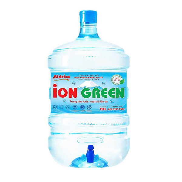 Nước uống kiềm ION GREEN 19L