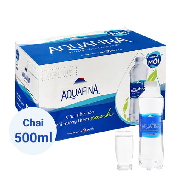 Nước uống Aquafina 500ml (24 chai/thùng)