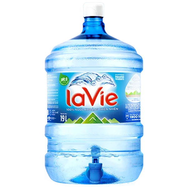 Nước khoáng LaVie 19L bình có vòi